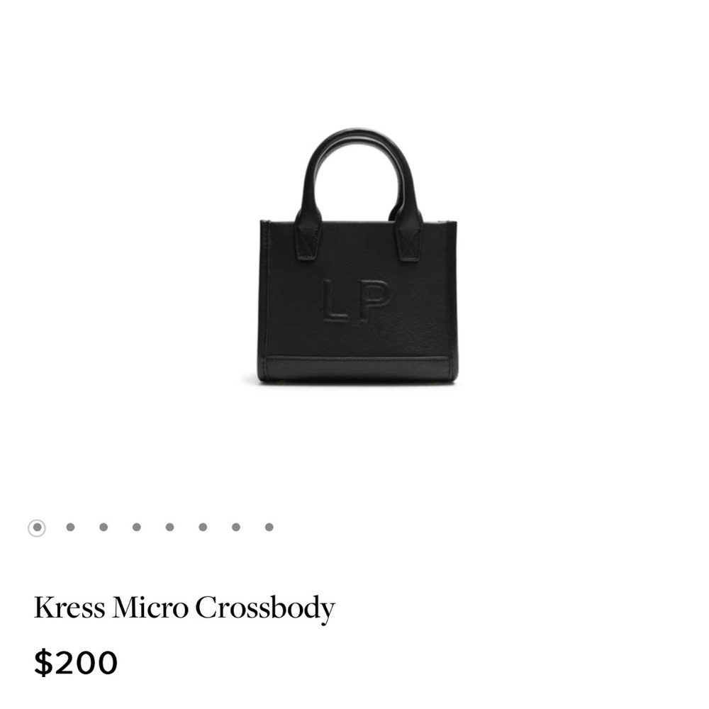 Leatherology Kress Microbody New with Tags - Black